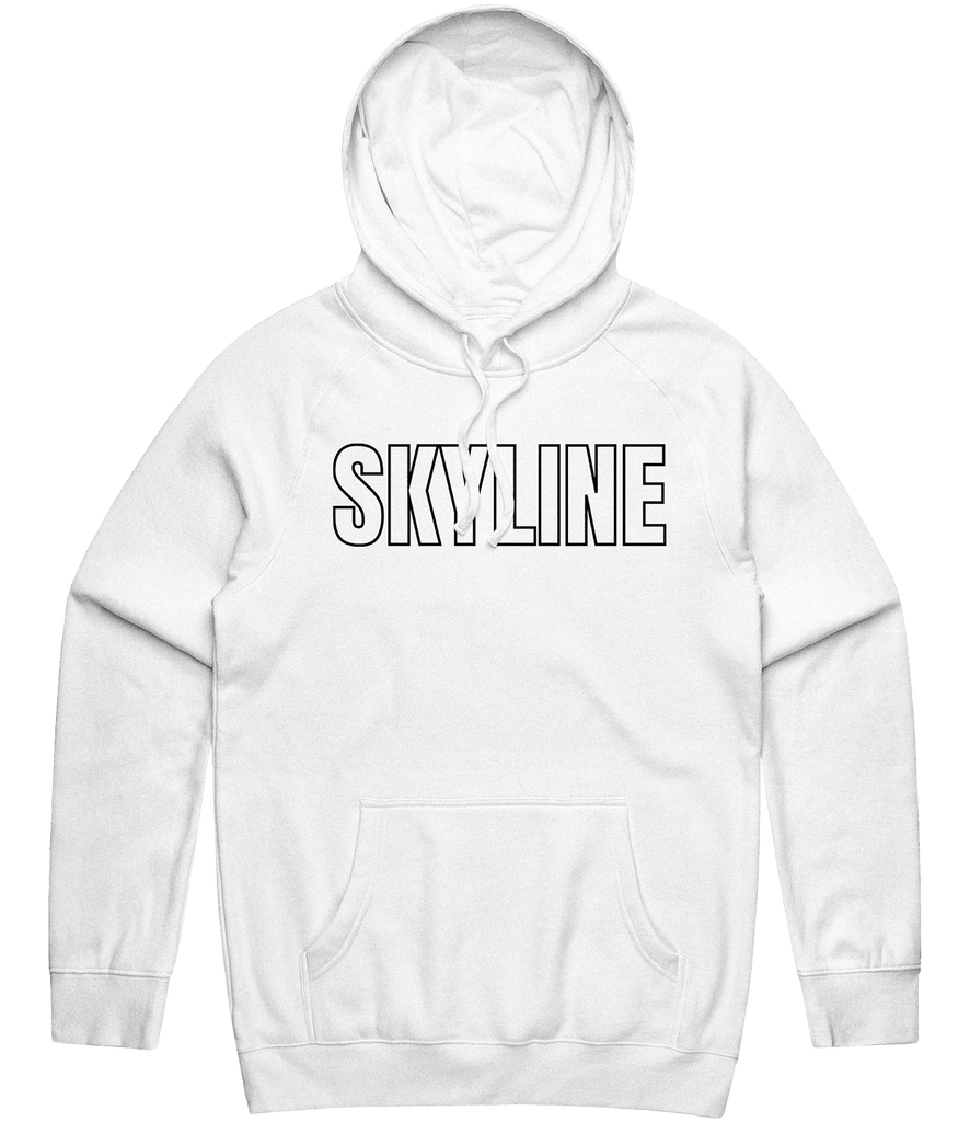 SkylineGG Text Hoodie - White - ARMA
