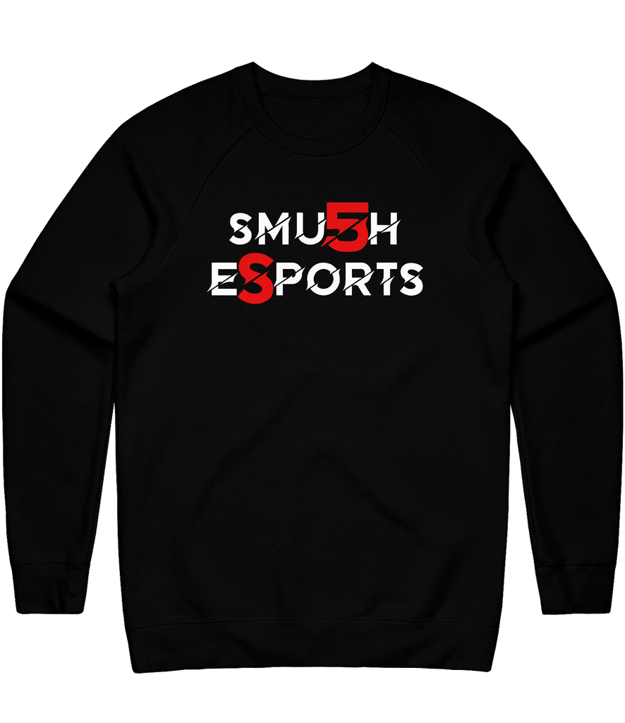SmU5h Text Crewneck - Black - ARMA