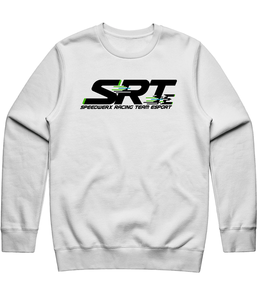 Speedwerx Logo Crewneck - White - ARMA
