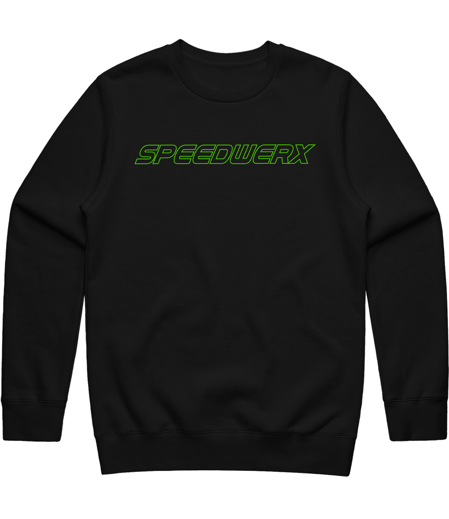 Speedwerx Text Crewneck - Black - ARMA