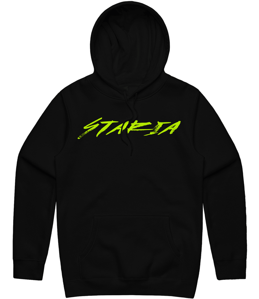 Staria Text Hoodie - Black - ARMA