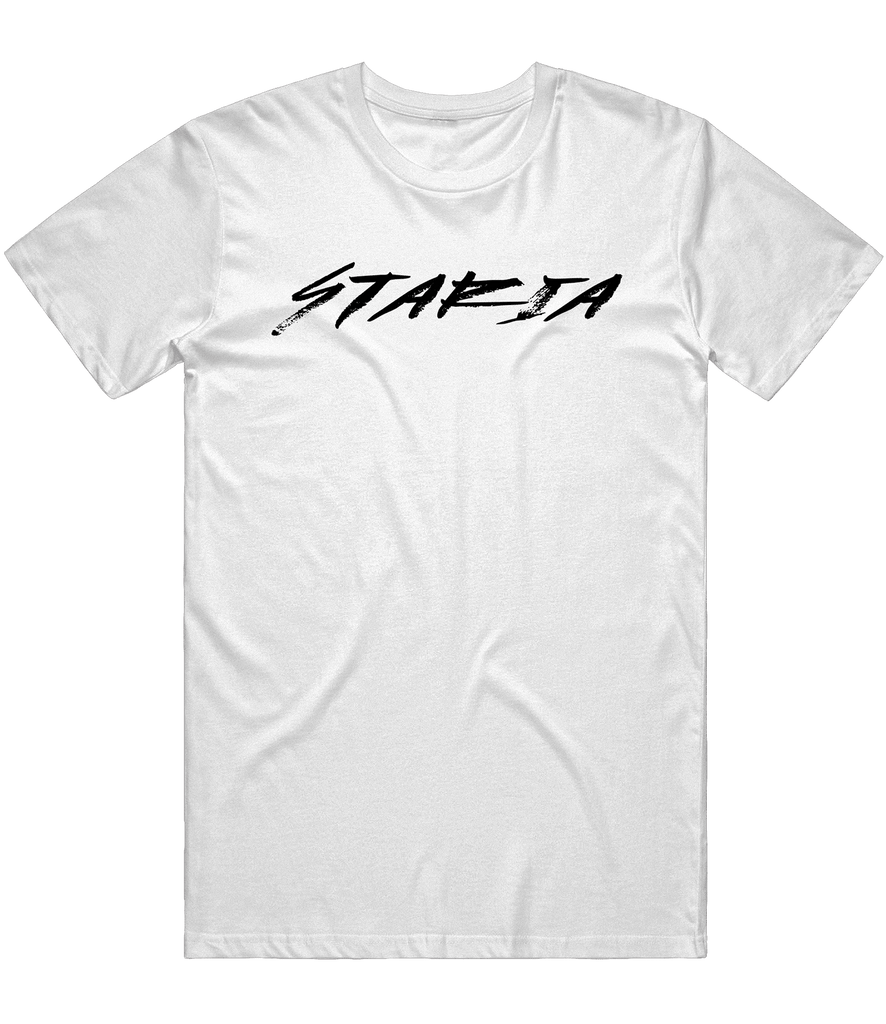 Staria Text Tee - White - ARMA