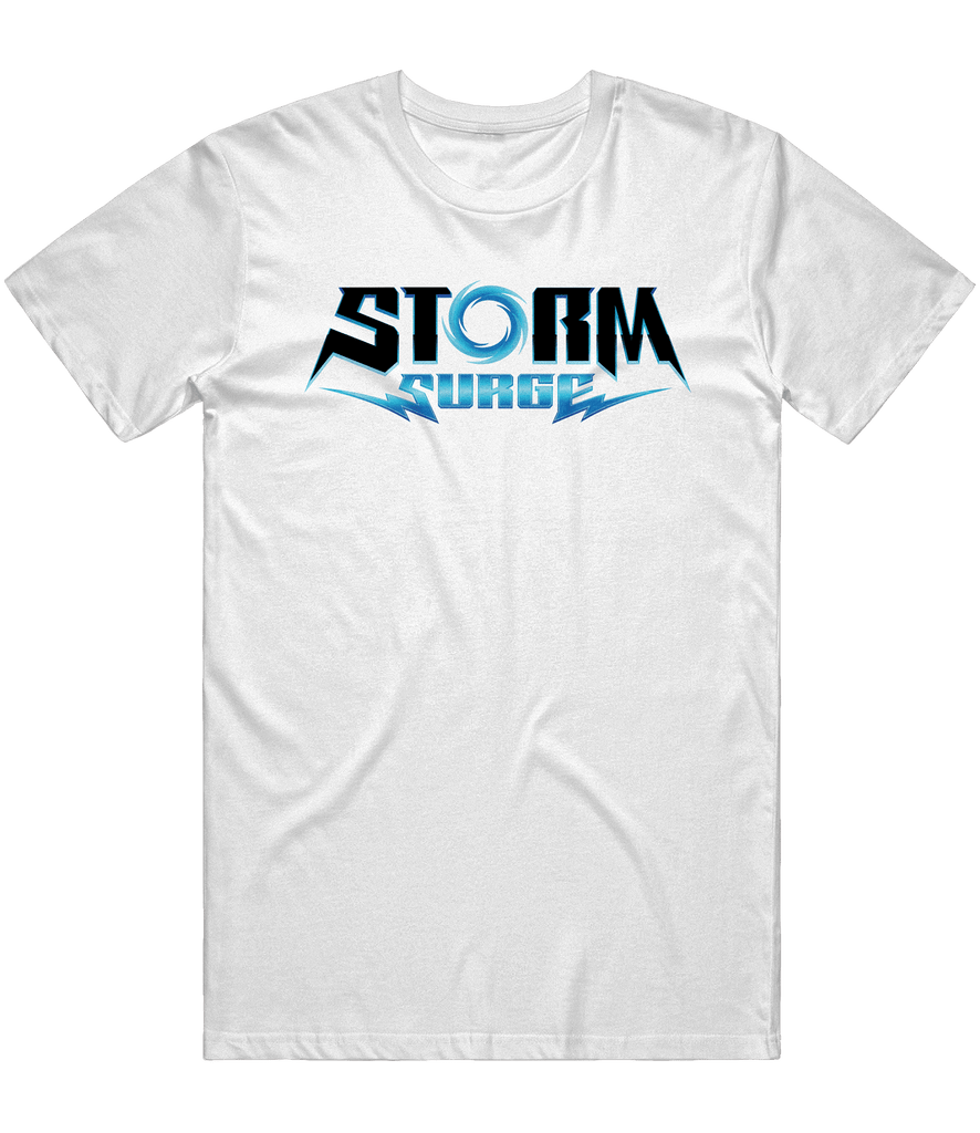 Storm Surge Text Tee - White - ARMA