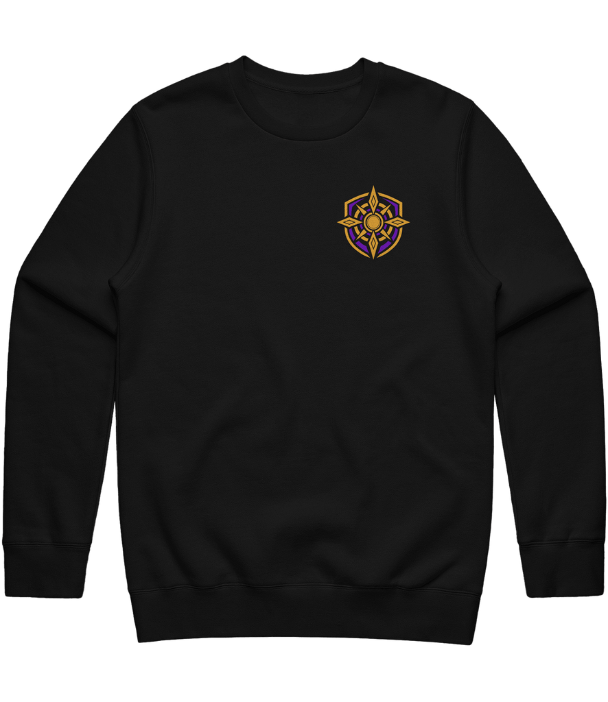 Sun Disc Gaming Icon Crewneck - Black - ARMA