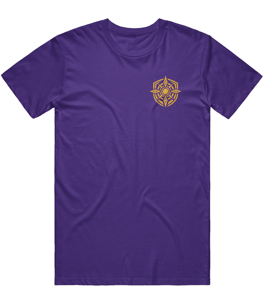 Sun Disc Gaming Icon Tee - Purple - ARMA