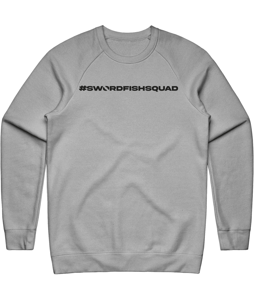 Swordfish Hashtag Crewneck - Grey - ARMA
