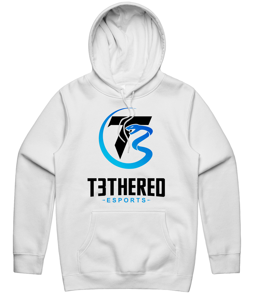 T3ATHERED Esports Logo Hoodie - White - ARMA
