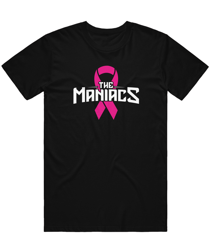 Maniacs Cancer Research Tee - Black