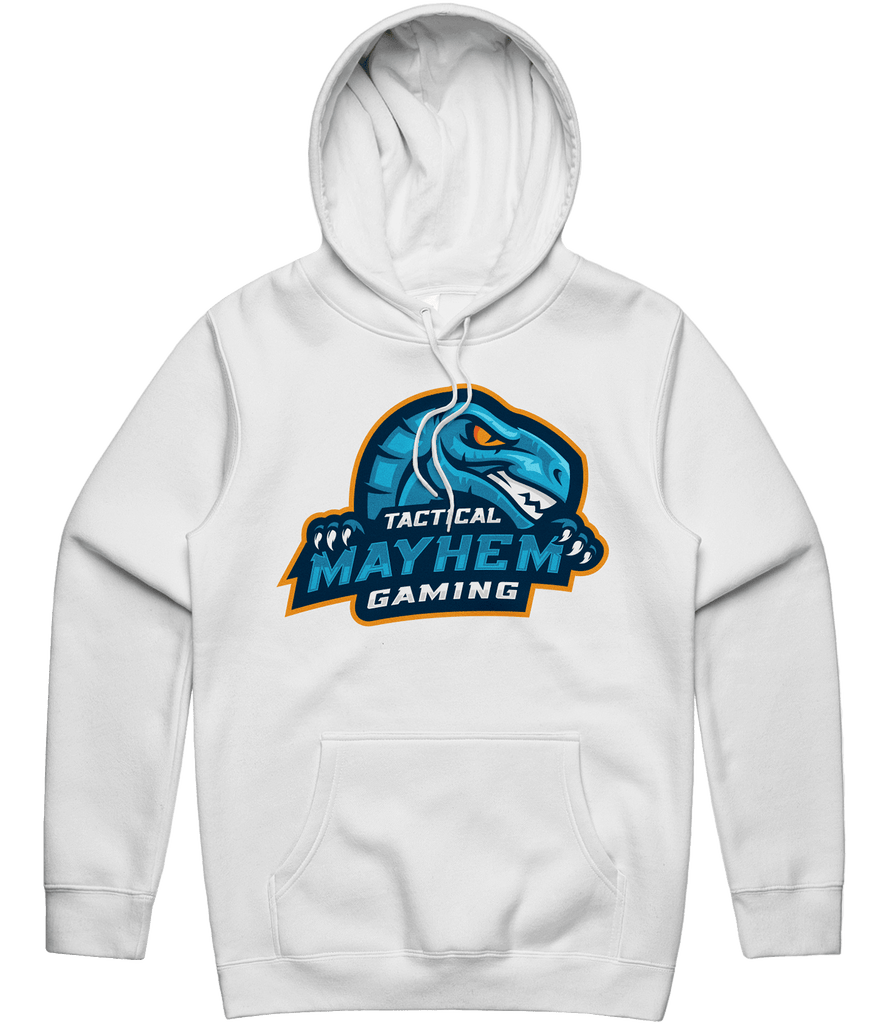 Tactical Mayhem Logo Hoodie - White - ARMA