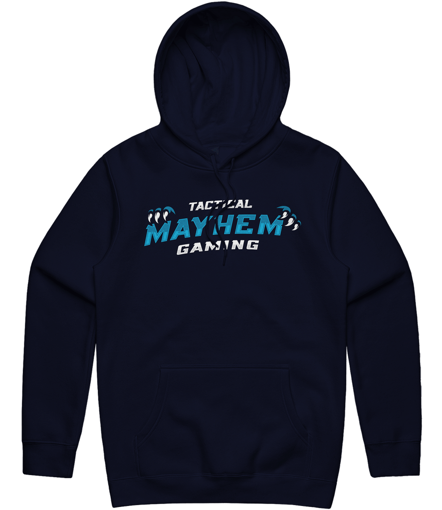 Tactical Mayhem Text Hoodie - Navy - ARMA