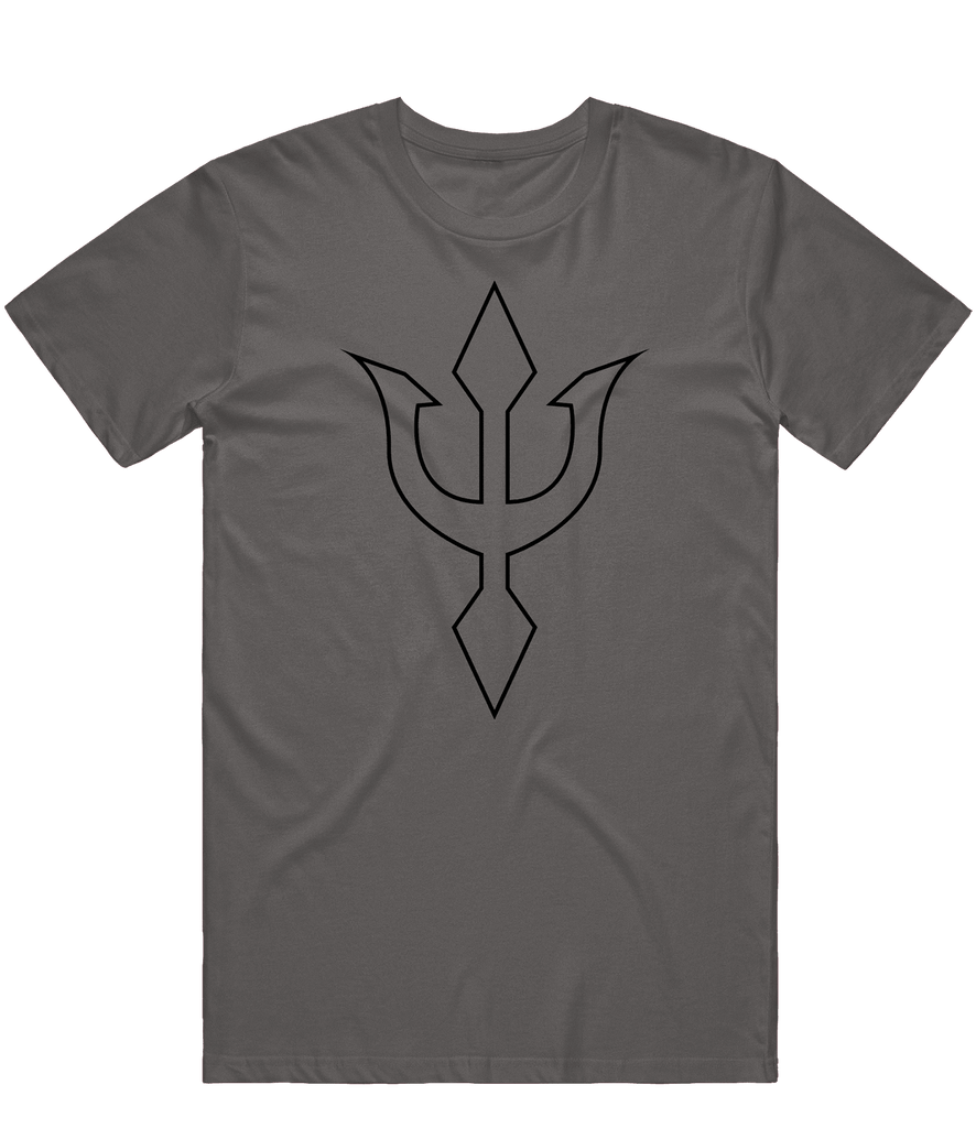 Team Atlantis Outline Tee - Charcoal - ARMA