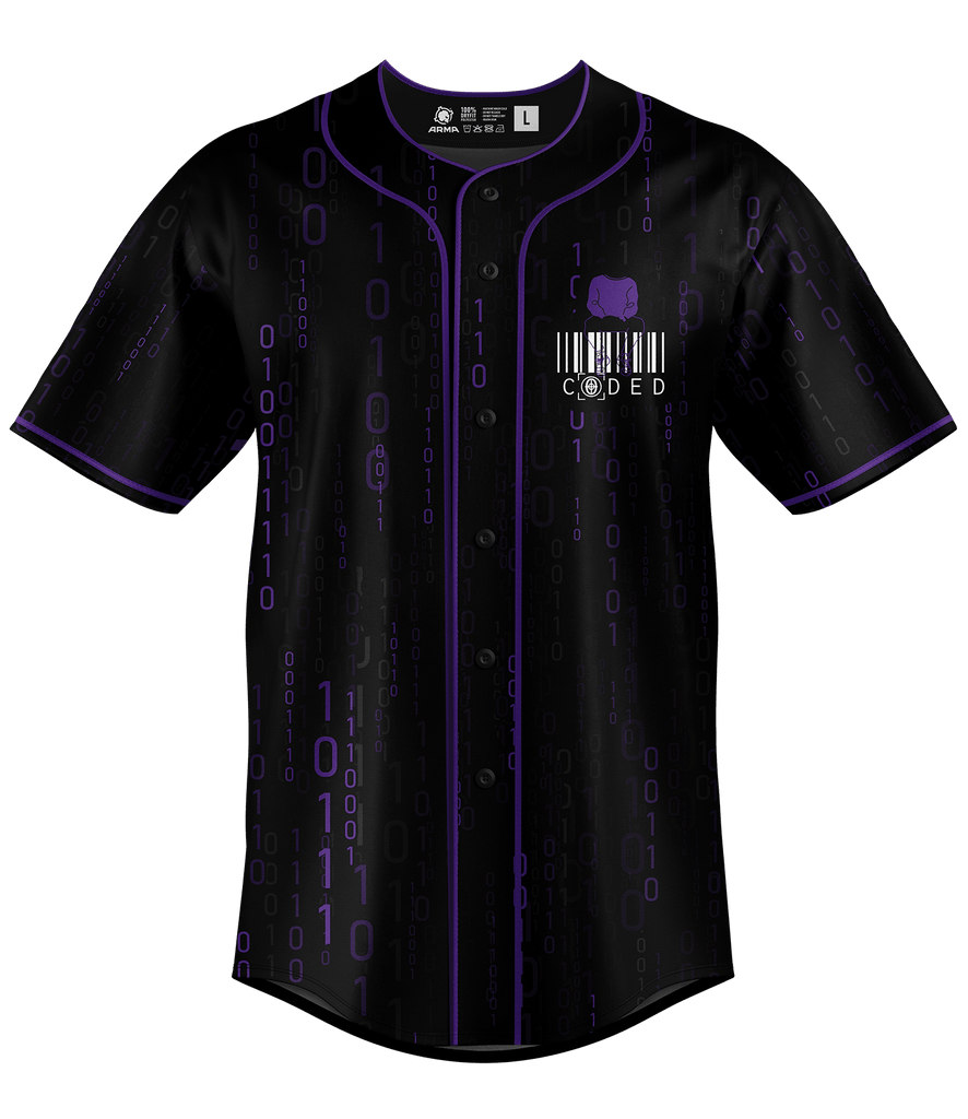 Team CODED Baseball Jersey - ARMA