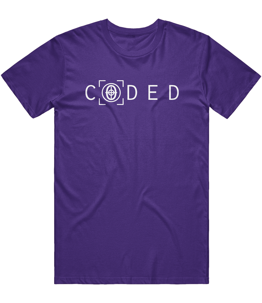 Team CODED Text Tee - Purple - ARMA
