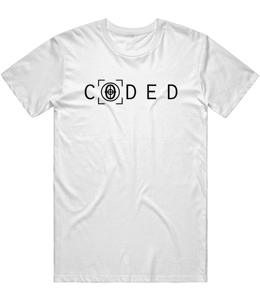 Team CODED Text Tee - White - ARMA