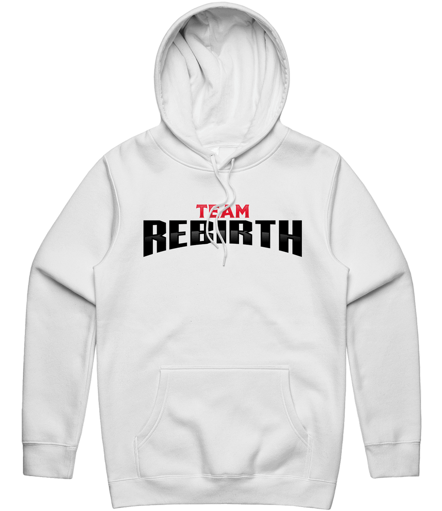 Team Rebirth Text Hoodie - White - ARMA