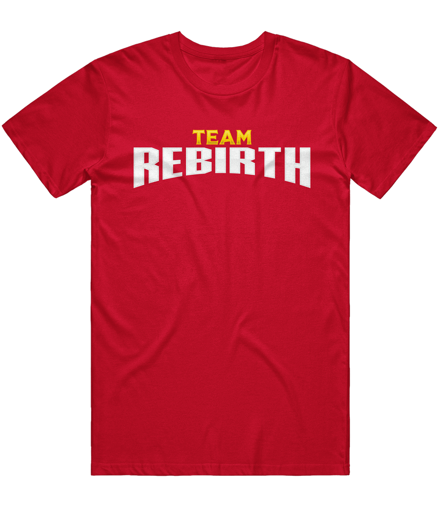 Team Rebirth Text Tee - Red - ARMA