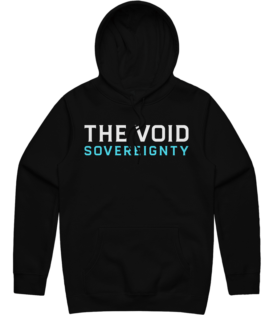 The Void Sovereignty Text Hoodie - Black - ARMA
