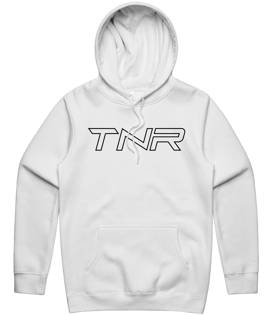 TNR Outline Hoodie - White - ARMA