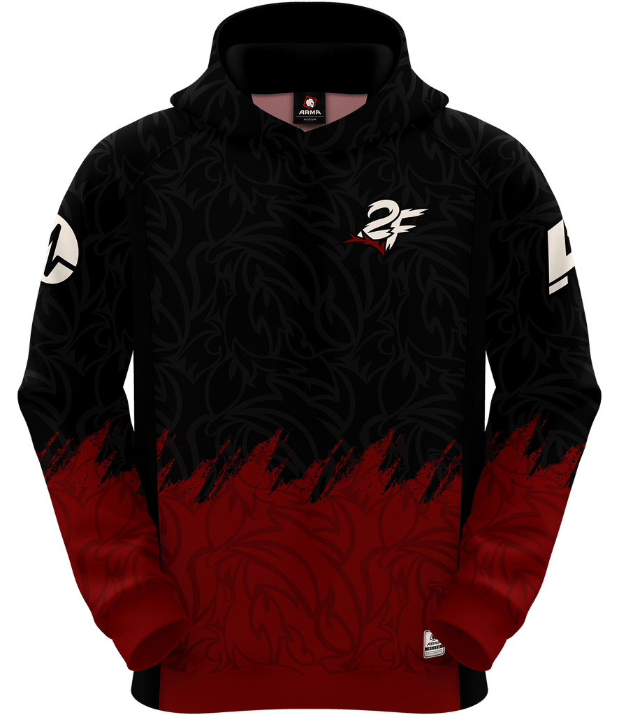 TwoFace ELITE Hoodie - Black/Red - ARMA