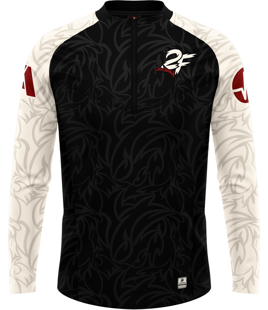 TwoFace ELITE Quarter Zip - Black/Cream - ARMA