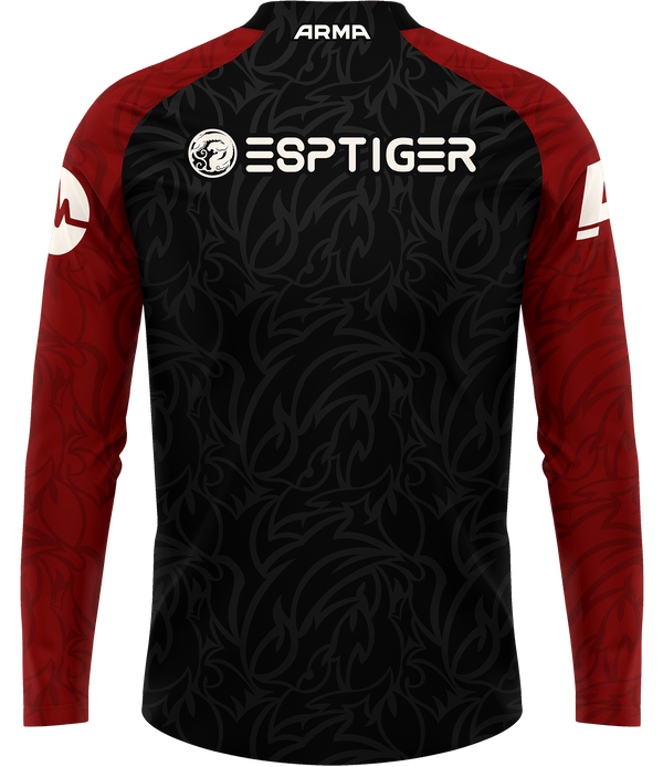 TwoFace ELITE Quarter Zip - Black/Red - ARMA