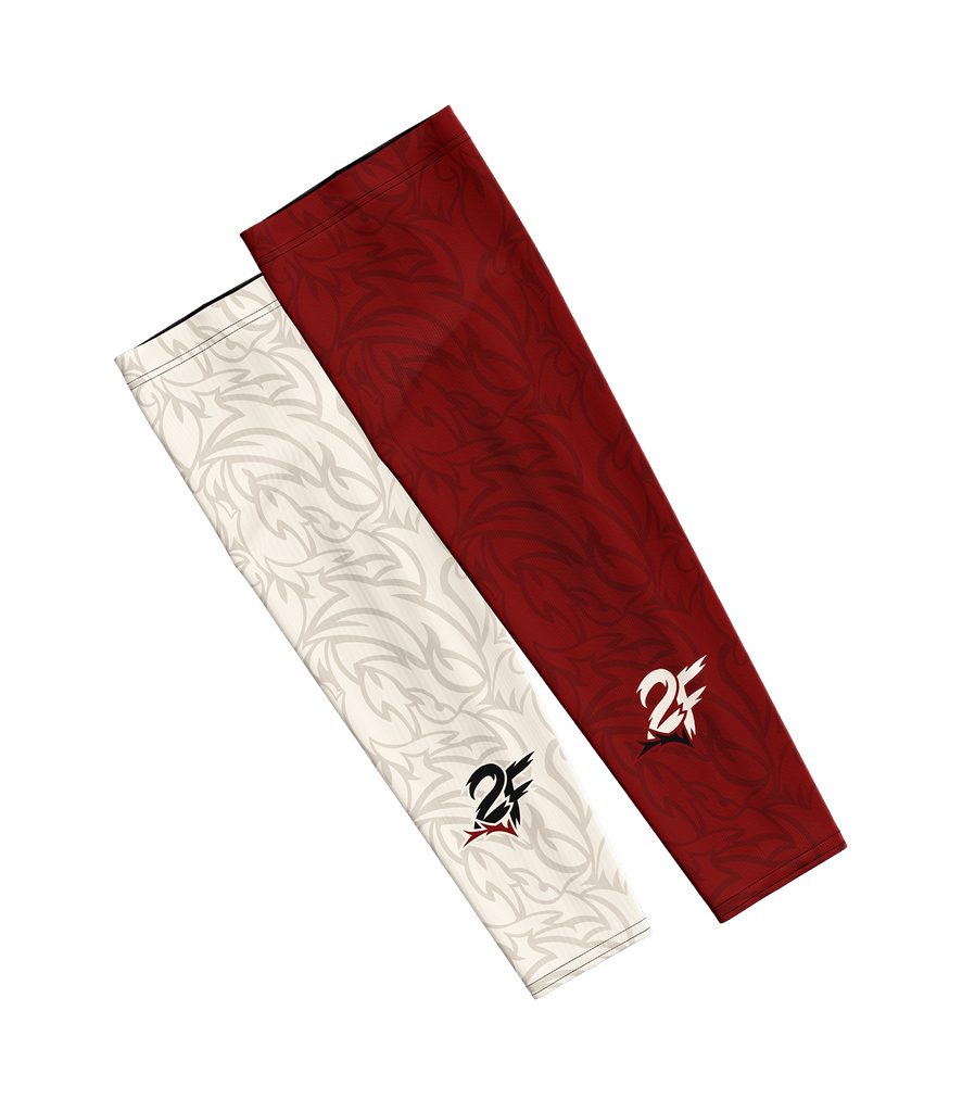TwoFace PRO Sleeves - Red/Cream - ARMA