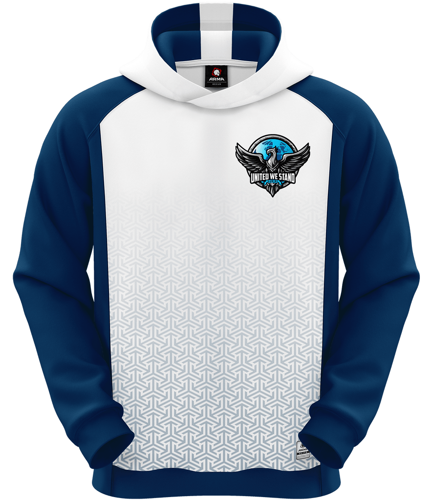 United We Stand ELITE Hoodie - White - ARMA