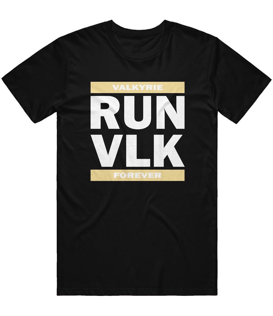VALKYRIE "RUN VLK" Tee - Black - ARMA