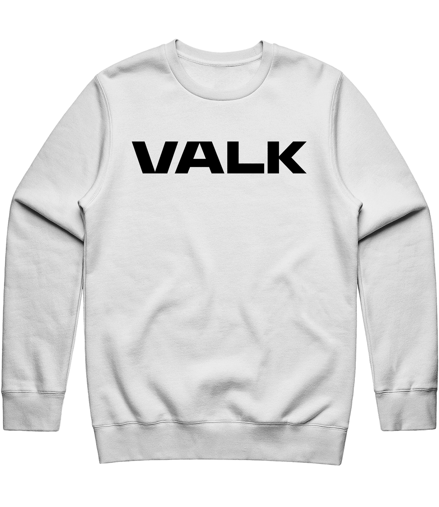 VALKYRIE Text Crewneck - White - ARMA