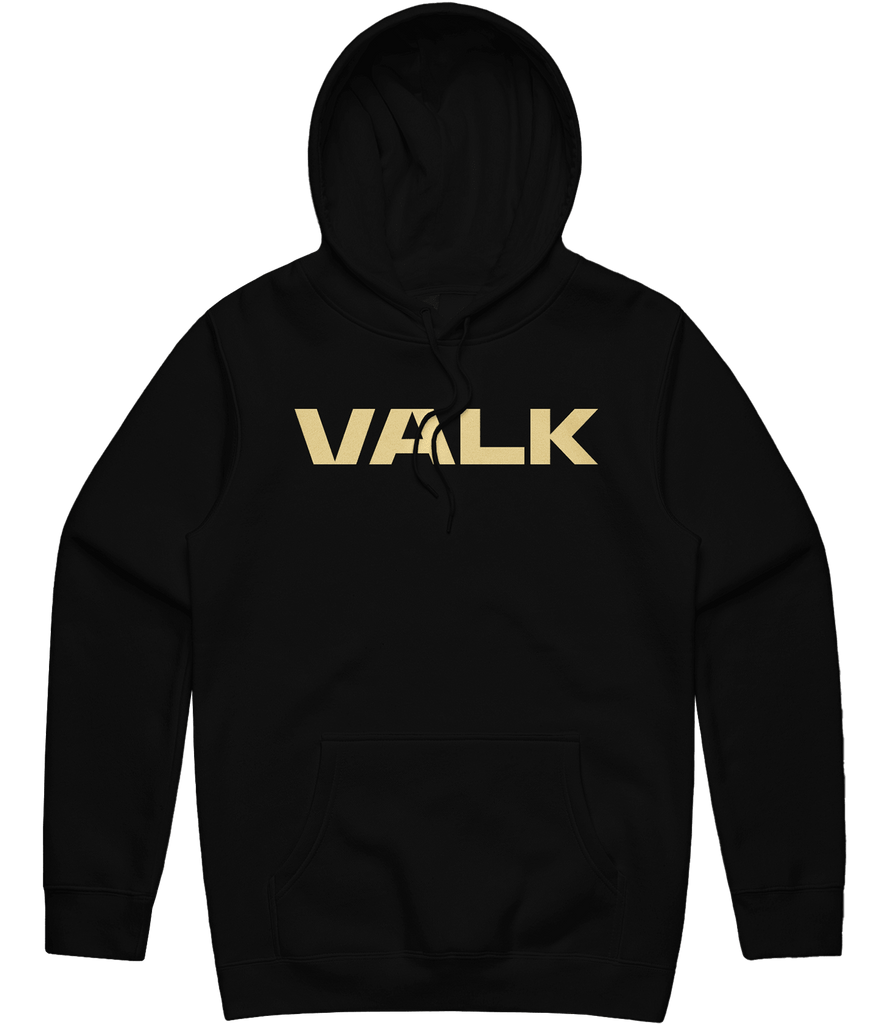 VALKYRIE Text Hoodie - Black - ARMA