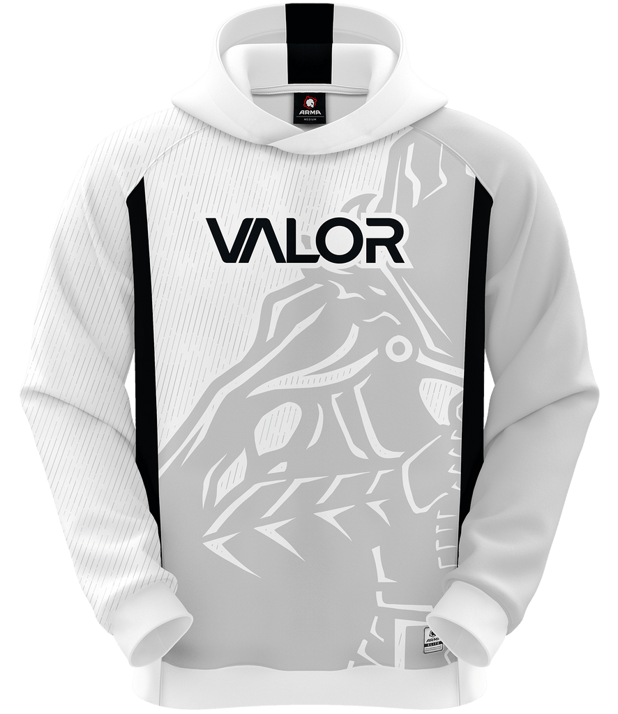 VALOR ELITE Hoodie - White - ARMA
