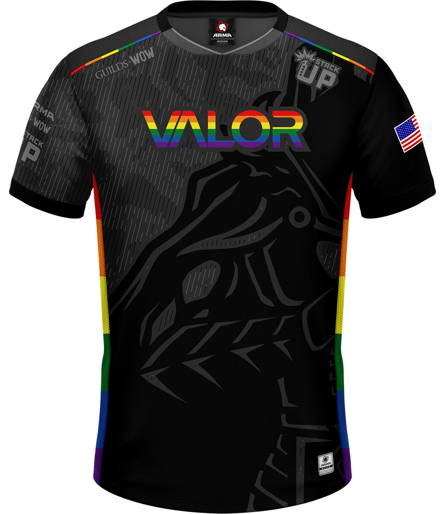 VALOR ELITE Jersey - PRIDE (Black) - ARMA