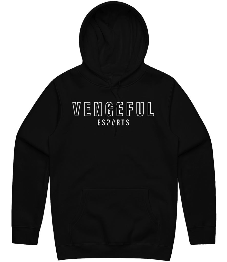 Vengeful Text Hoodie - Black - ARMA