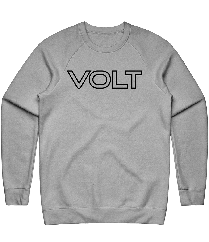 Volt Text Crewneck - Grey - ARMA