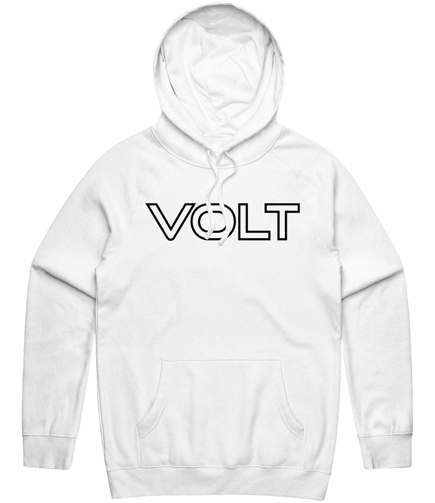 Volt Text Hoodie - White - ARMA