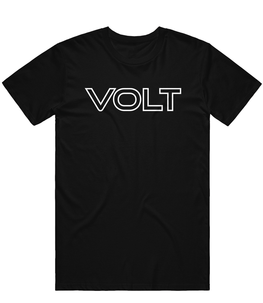 Volt Text Tee - Black - ARMA