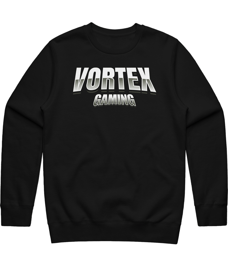 Vortex Text Crewneck - Black - ARMA