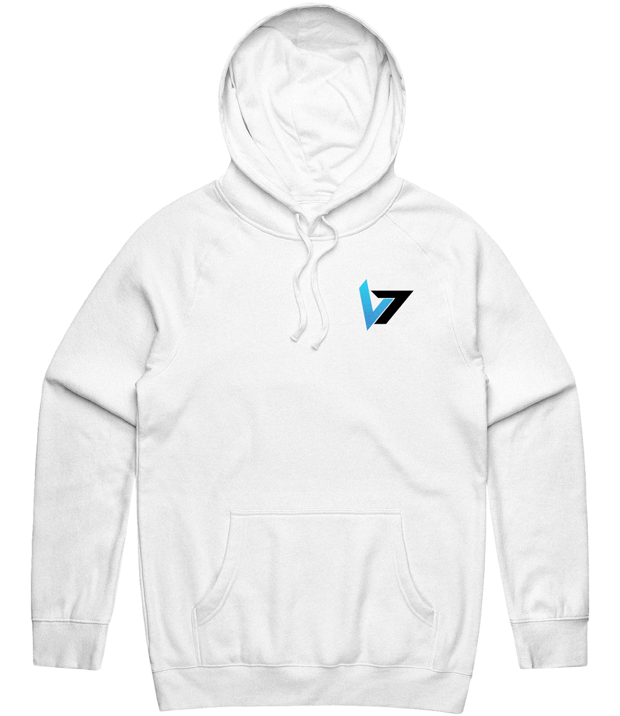 Vulcan7 Icon Hoodie - White - ARMA