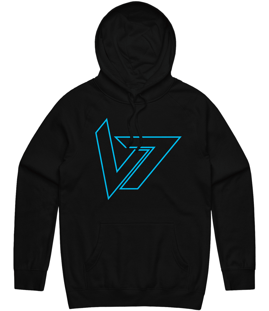 Vulcan7 Outline Hoodie - Black - ARMA