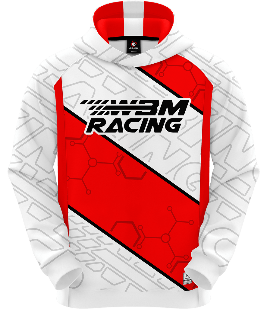WBM Racing ELITE Hoodie - White - ARMA
