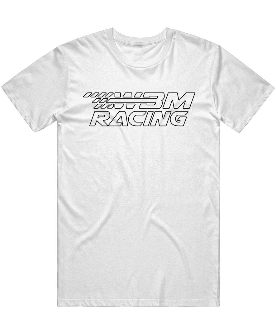 WBM Racing Outline Tee - White - ARMA