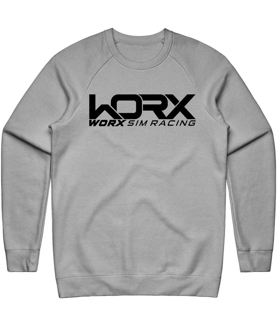 WORX Text Crewneck - Grey - ARMA