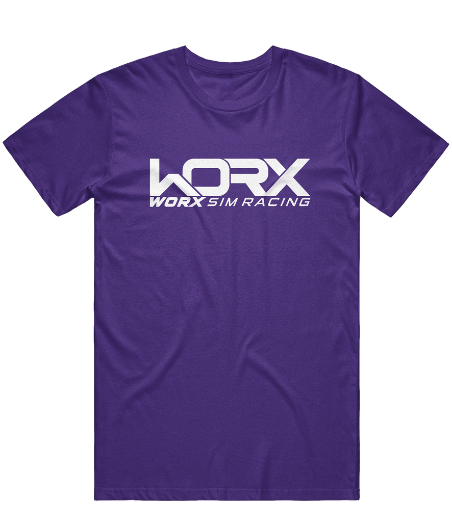 WORX Text Tee - Purple - ARMA