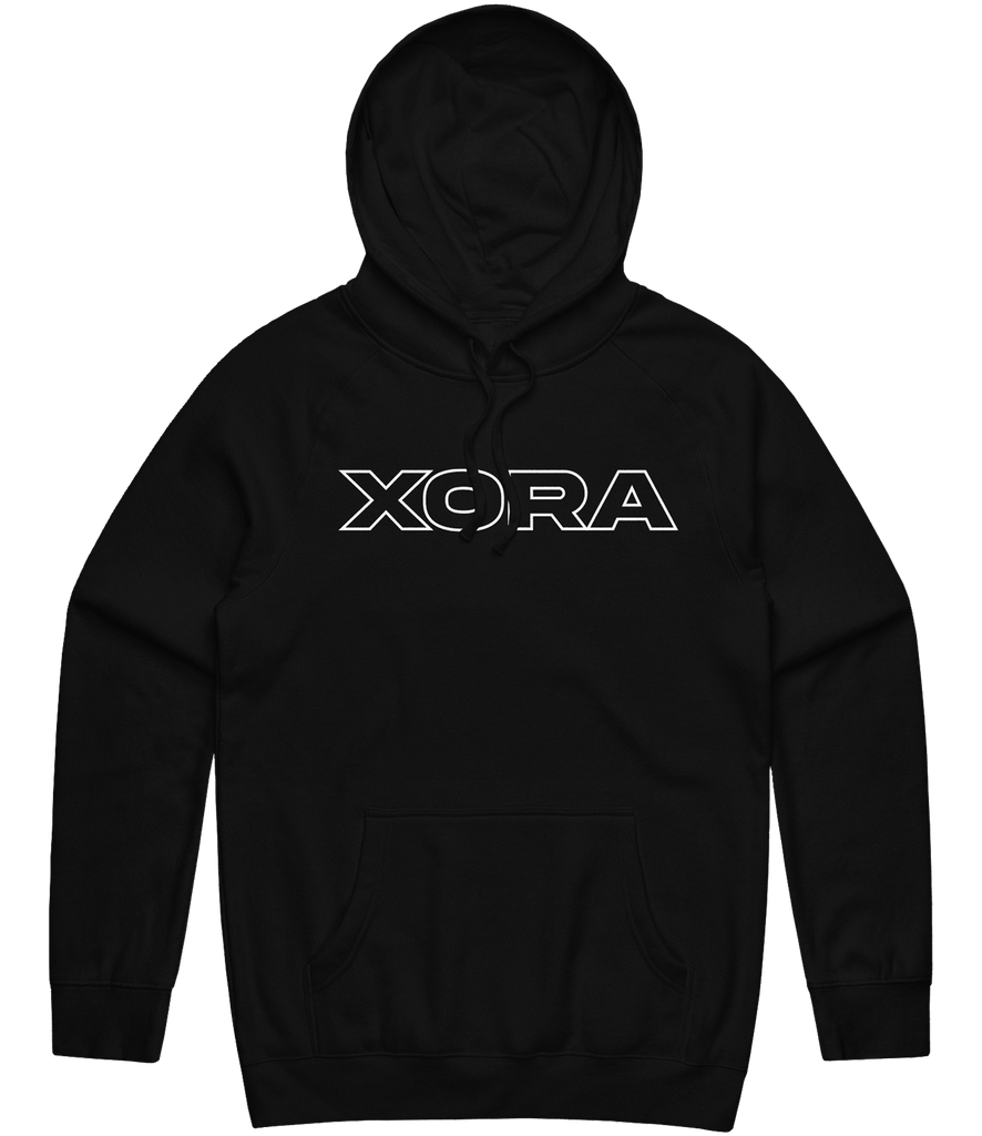 Xora Text Hoodie - Black - ARMA