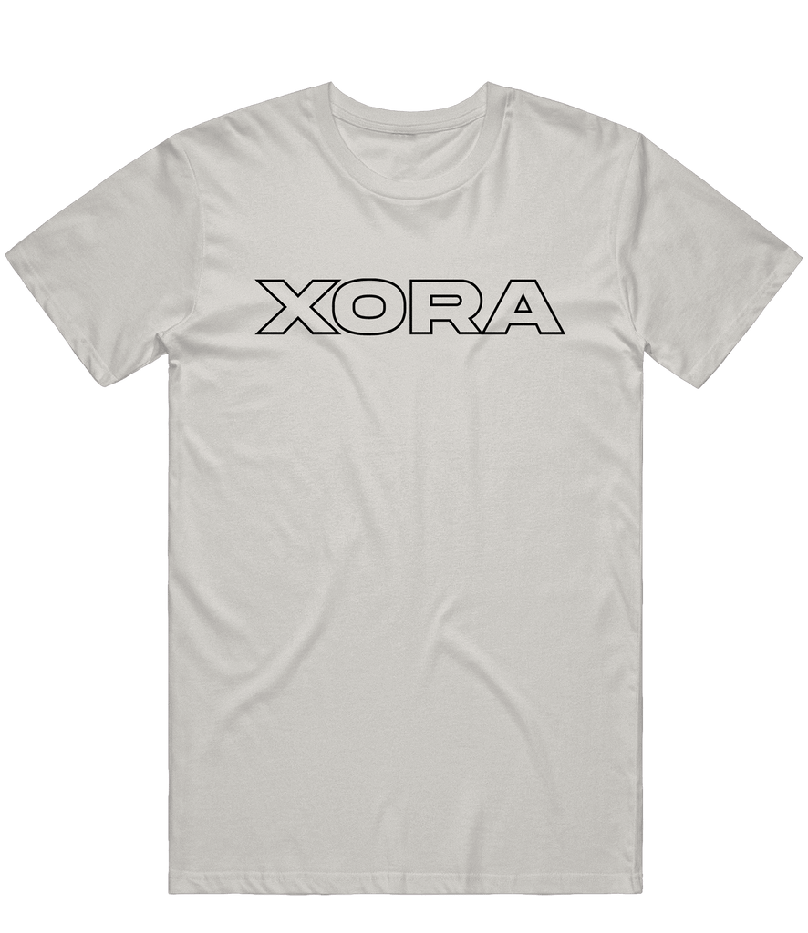 Xora Text Tee - Light Grey - ARMA