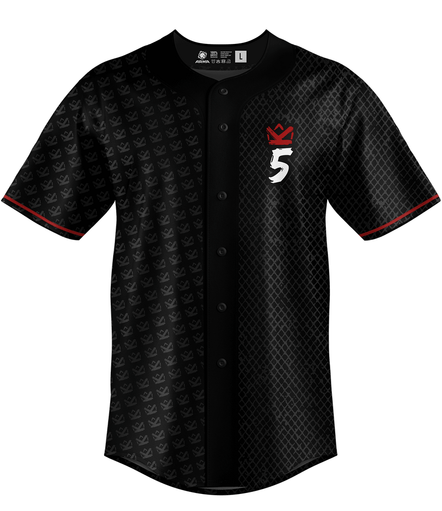 5 Kings Baseball Jersey - ARMA - Baseball Jersey