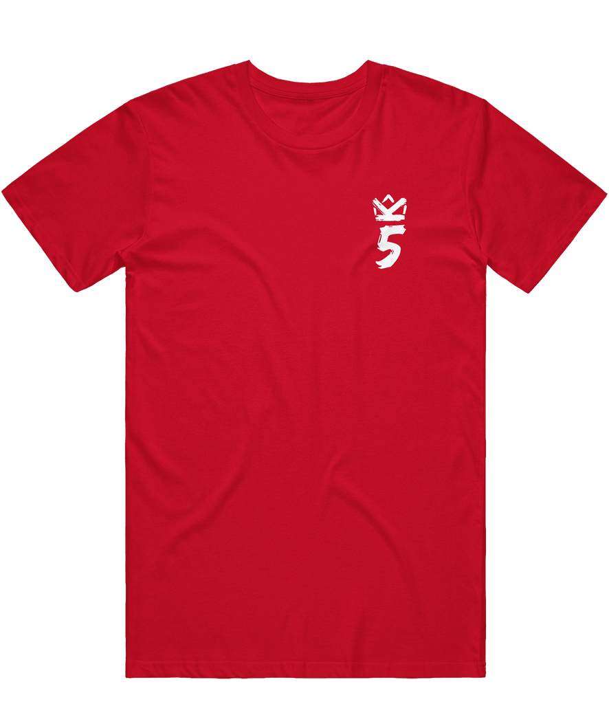 5 Kings Icon Tee - Red - ARMA - T-Shirt