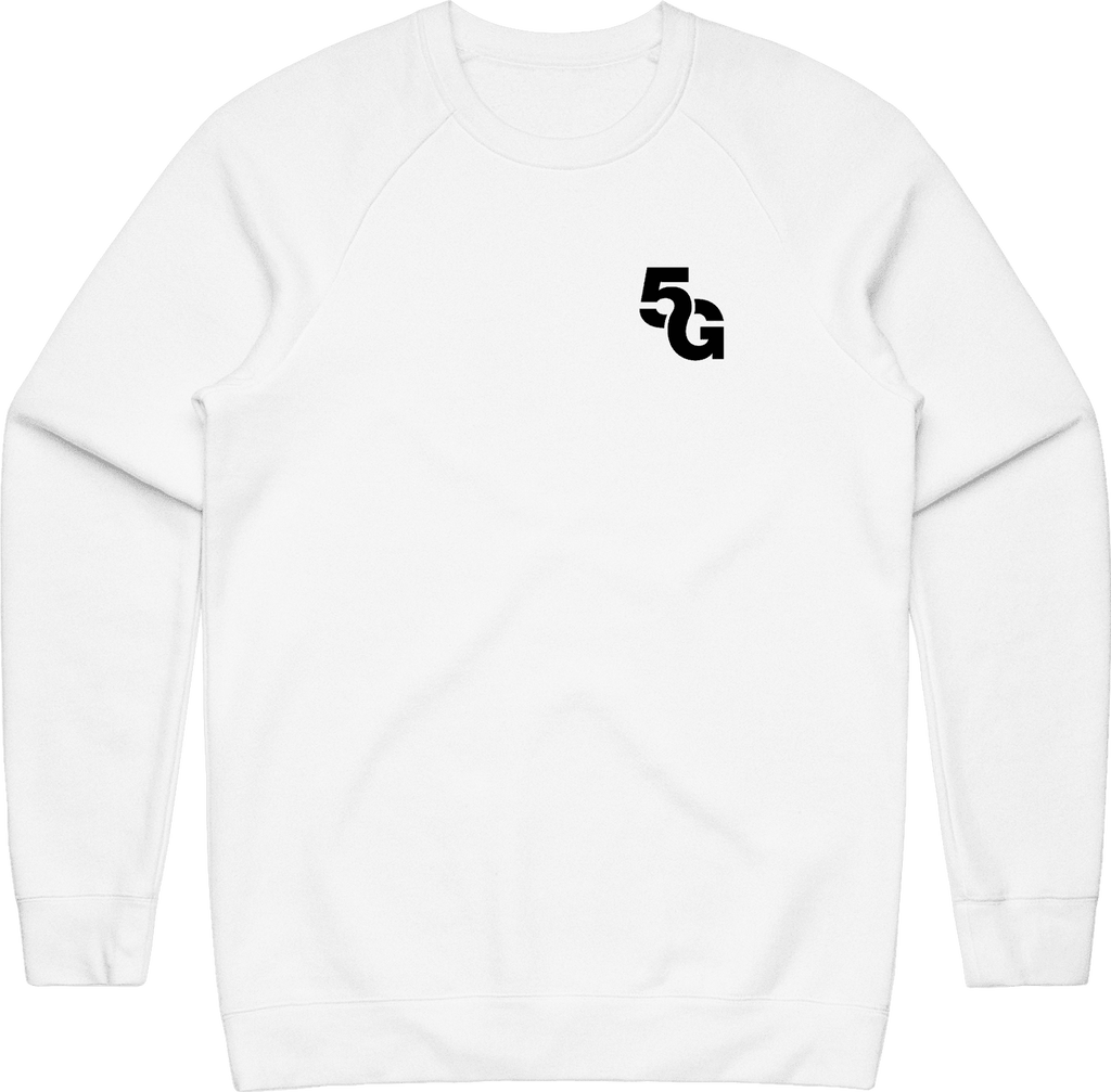 5G Gaming Icon Crewneck - White - ARMA - Sweater
