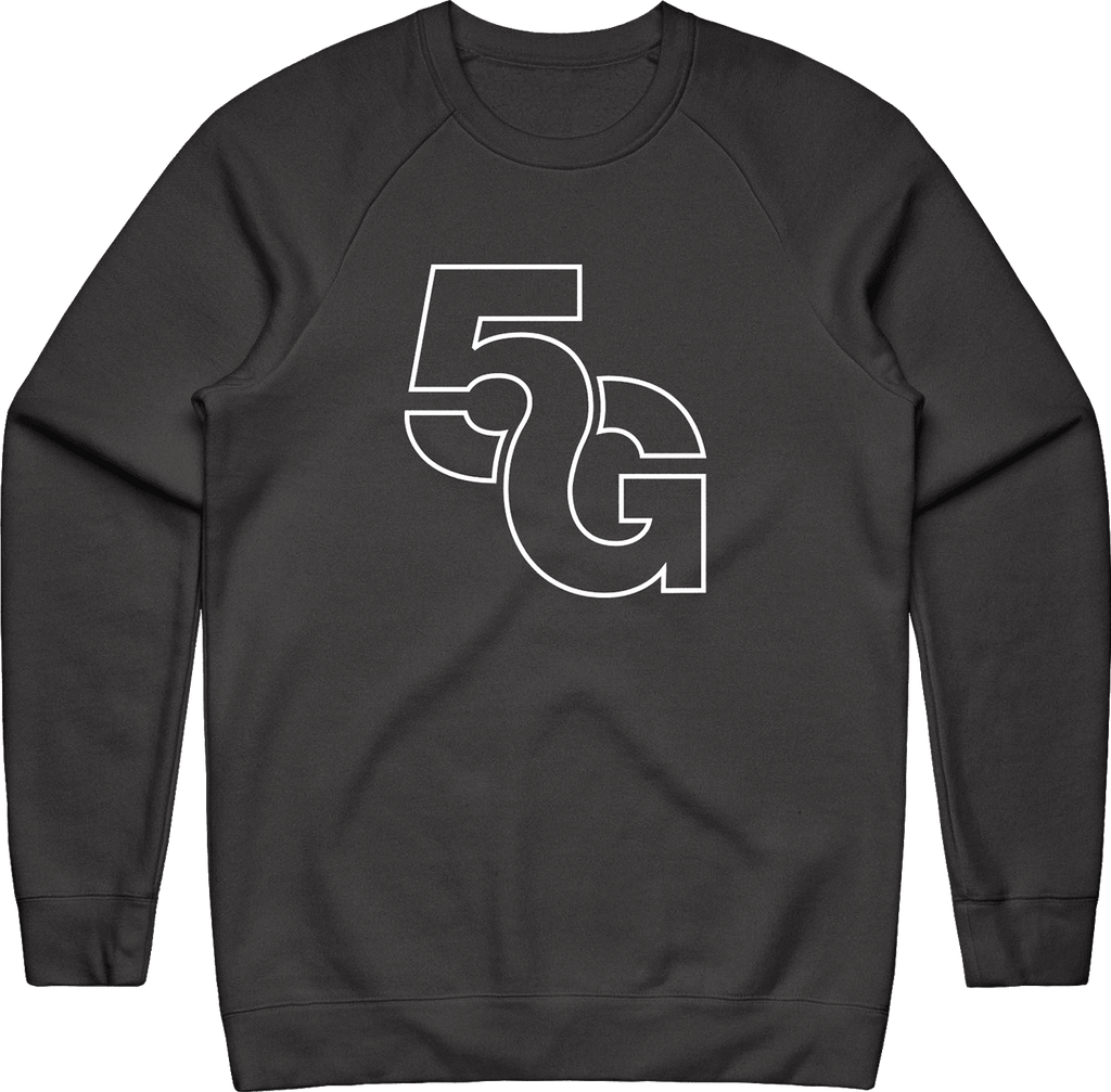 5G Gaming Outline Crewneck - Charcoal - ARMA - Sweater