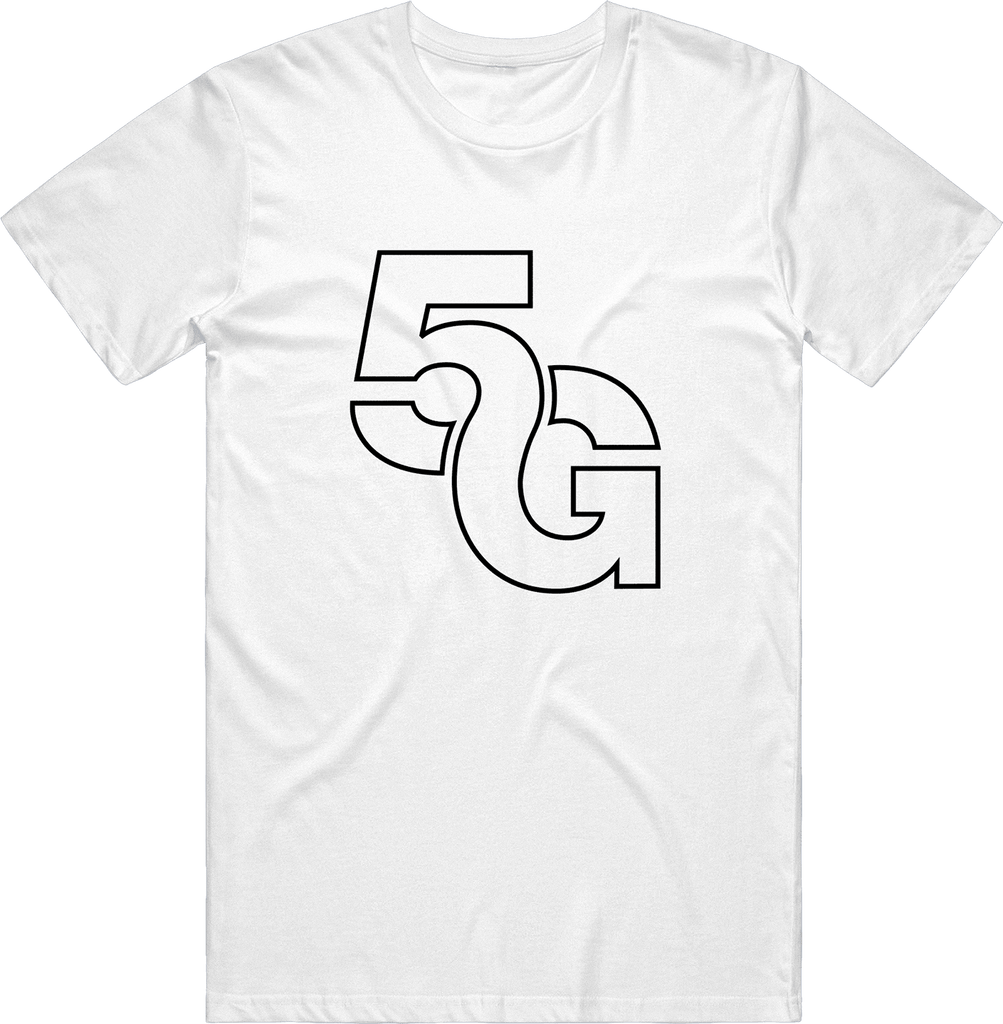 5G Gaming Outline Tee - White - ARMA - T-Shirt